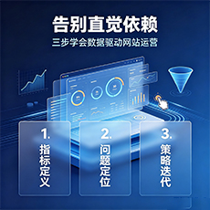 丰林建站-告别直觉依赖：三步学会数据驱动网站运营