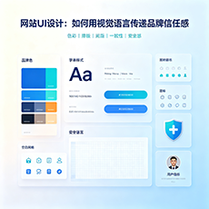 汤旺建站-网站UI设计：如何用视觉语言传递品牌信任感