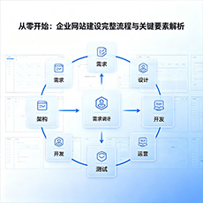 南岔建站-从零开始：企业网站建设完整流程与关键要素解析